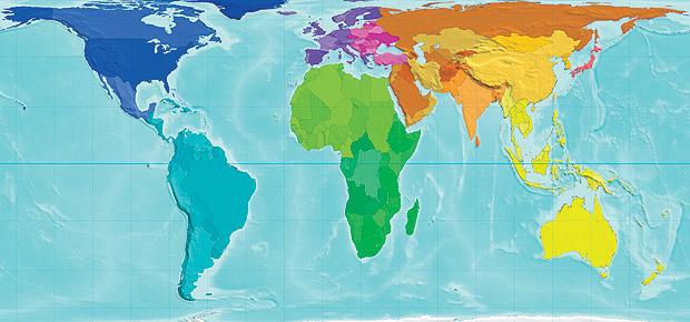 Real Area World Map The Real Atlas: Sad Analogous Observations :: Being Ryan Byrd - Being Ryan  Byrd