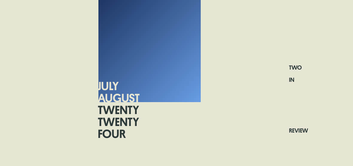 Two in Review July/August 2024